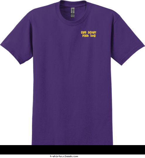 CUB SCOUT MECHANICSVILLE, VA Pack 502 Pack 502 T-shirt Design 