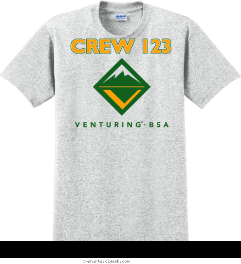 CREW 123 T-shirt Design 