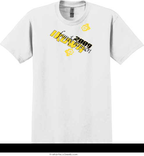 2009 Family Reunion IKUWA T-shirt Design Ikuwa black and yellow