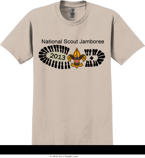 2013 National Scout Jamboree T-shirt Design 