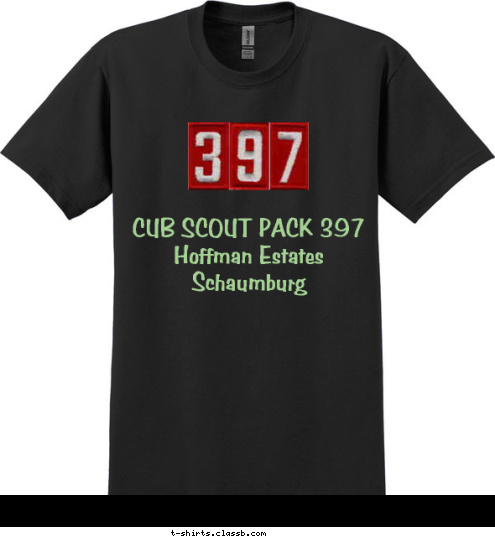 CUB SCOUT PACK 397
Hoffman Estates
Schaumburg Pack of the Year
2010
2011
2012

Pack 397 T-shirt Design 2013 Pack 397 Bl