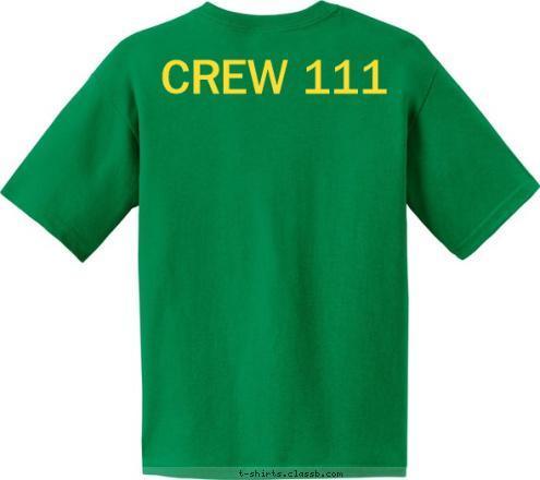 CREW 111 Venturing * BSA  T-shirt Design 