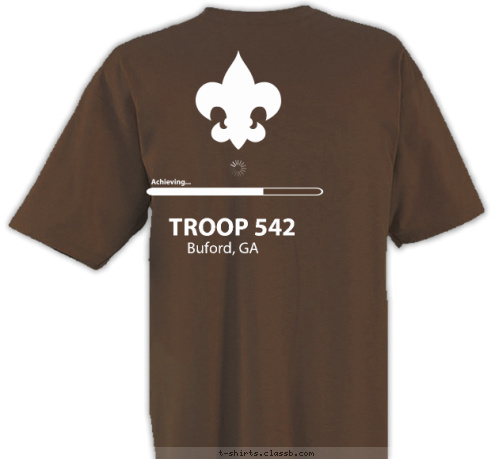 Buford, GA TROOP 542 T-shirt Design 