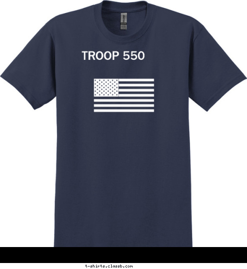 New Text OUR LADY of LOURDES CATHOLIC CHURCH
NORTHRIDGE,CA TROOP 550
 BOY SCOUTS OF AMERICA T-shirt Design 