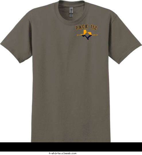 2010 PACK 112 PACK 112 2010 EST. EST. Plantersville, TEXAS T-shirt Design 