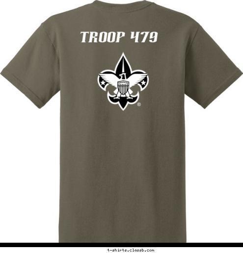 Troop 479 TROOP 479 Vancouver, WA T-shirt Design 