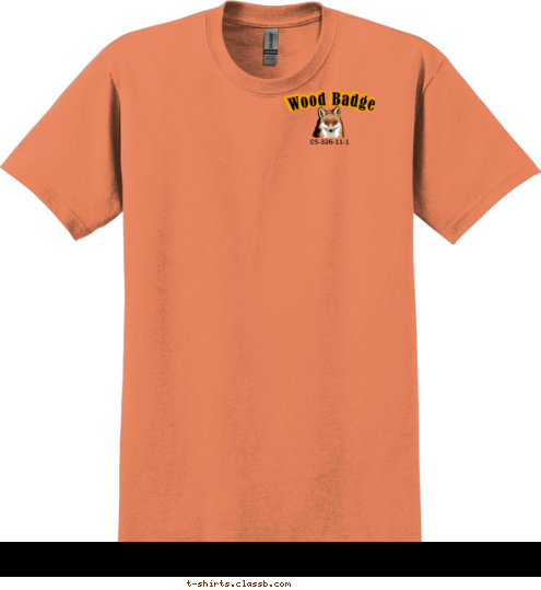 New Text Silly Seven C5-326-11-1 Foxes! -11-1 C5-326 Fox Patrol Wood Badge Wood Badge T-shirt Design 