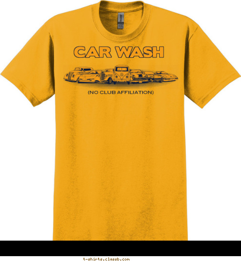 (NO CLUB AFFILIATION) CAR WASH T-shirt Design 