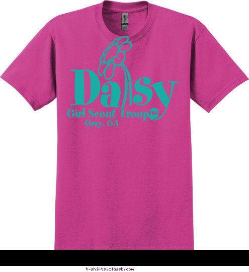 60637 Gray, GA Girl Scout Troop T-shirt Design 