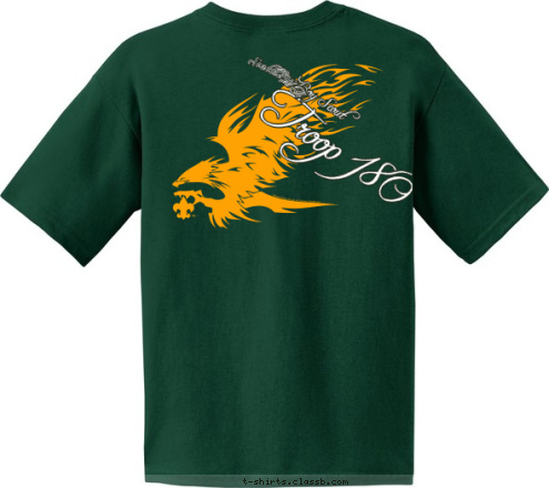 Seattle,WA Boy Scout Troop 180 T-shirt Design 