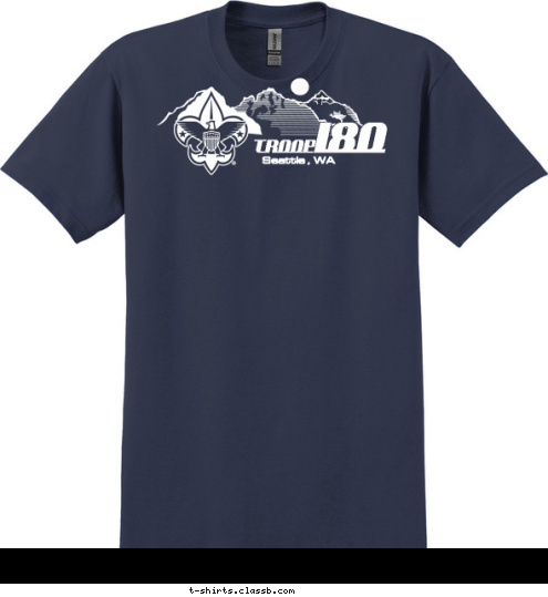 Seattle ,  WA 180 TROOP T-shirt Design 