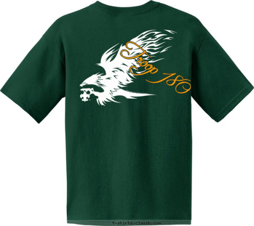 Seattle, WA Boy Scout Troop 180 T-shirt Design 