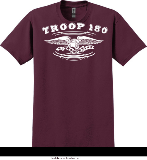 Seattle, WA TROOP 180 T-shirt Design 