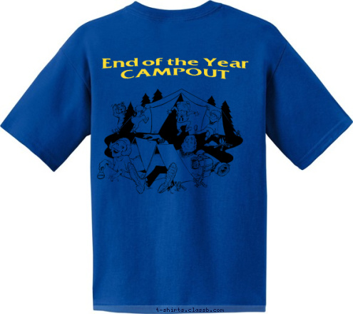 End of the Year
CAMPOUT PACK 624 T-shirt Design 