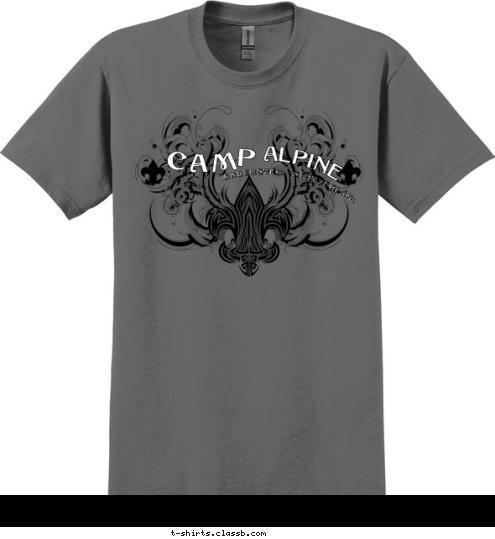 Kandersteg, Switzerland ALPINE P OO CAM ANYTOWN, USA TROOP 123 T-shirt Design 