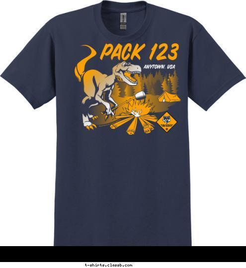 ANYTOWN, USA PACK 123 T-shirt Design 