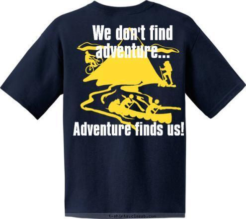 Take Only Pictures





Leave Only Footprints Adventure finds us! We don't find adventure...
 Crew 18



Joliet, IL
 T-shirt Design 