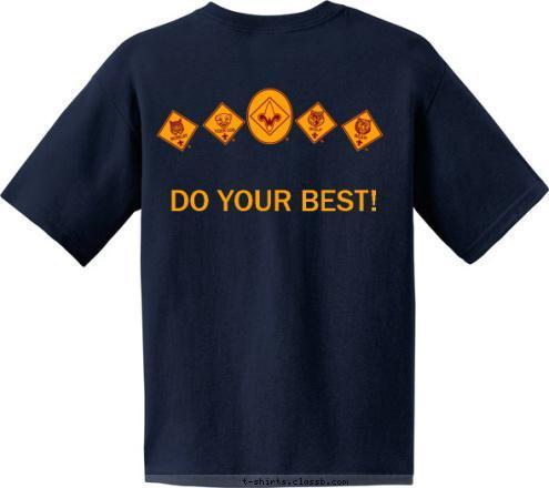 DO YOUR BEST! PACK 795 Maysville, GA T-shirt Design 