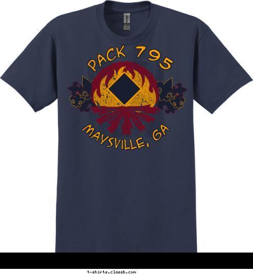 DO YOUR BEST! PACK 795 Maysville, GA T-shirt Design 