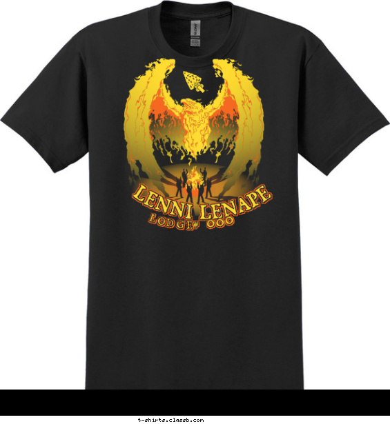 Order of the Arrow Phoenix T-shirt Design