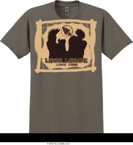 Order of the Arrow Indian Family T-shirt Design