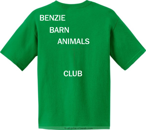 BENZIE BARN ANIMALS CLUB BENZIE BARN ANIMALS ANIMALS CLUB BARN BENZIE T-shirt Design 