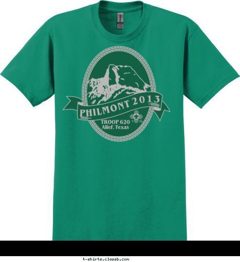 New Text 2013 Alief, Texas TROOP 620 T-shirt Design 