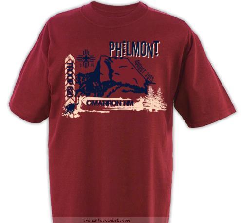 PHILMONT PHILMONT AUGUST 2013 TROOP 820 CIMARRON NM T-shirt Design 