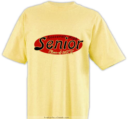 Senior Class of 2011  Roosevelt High  Class of 2012 Senior T-shirt Design SP957