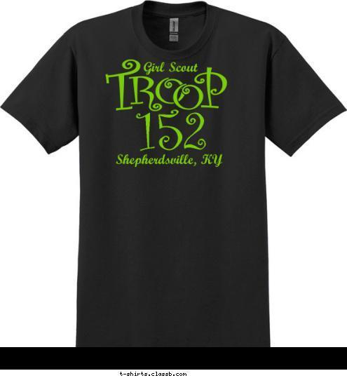 Shepherdsville, KY Girl Scout 152 T-shirt Design 