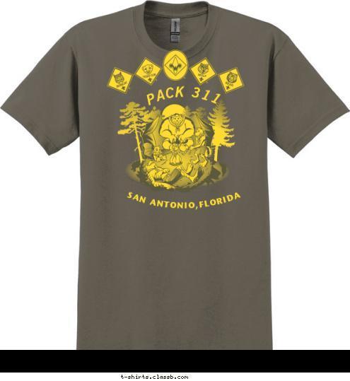 THE CUB SCOUT PROMISE

I, PROMISETO DO MY BEST TO DO MY DUTY TO GOD AND MY COUNTRY,
TO HELP OTHER PEOPLE,AND TO OBEY THE
LAW OF THE PACK.
 SAN ANTONIO,FLORIDA PACK 311 T-shirt Design 