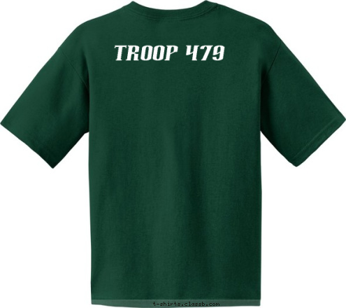 Troop 479 TROOP 479 Vancouver, WA T-shirt Design 