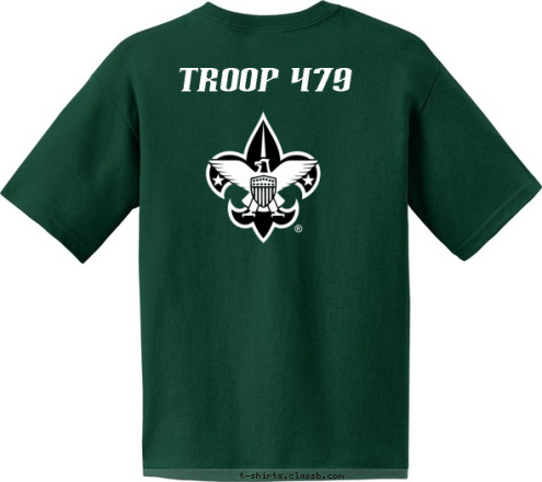 Troop 479 TROOP 479 Vancouver, WA T-shirt Design 