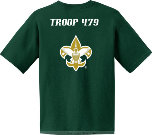 Troop 479 TROOP 479 Vancouver, WA T-shirt Design 