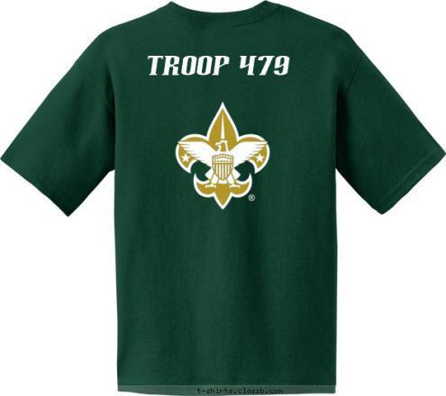 Troop 479 TROOP 479 Vancouver, WA T-shirt Design 