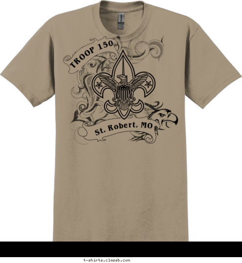 TROOP 150 St. Robert, MO T-shirt Design 