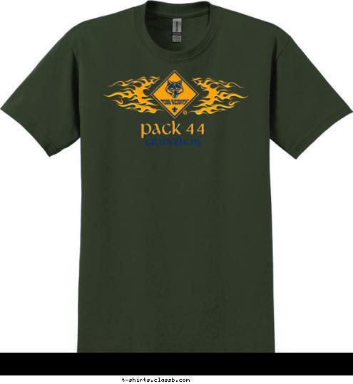 Granville,NY pack 44 T-shirt Design 