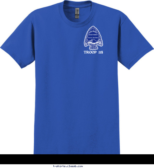 TROOP 118 2013 Laguna Creek, CA TROOP 118 58 miles Itinerary 7 T-shirt Design 