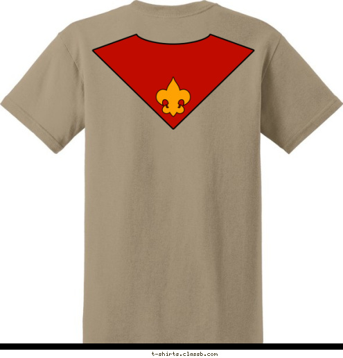 STATE ANYTOWN TROOP 123 T-shirt Design 