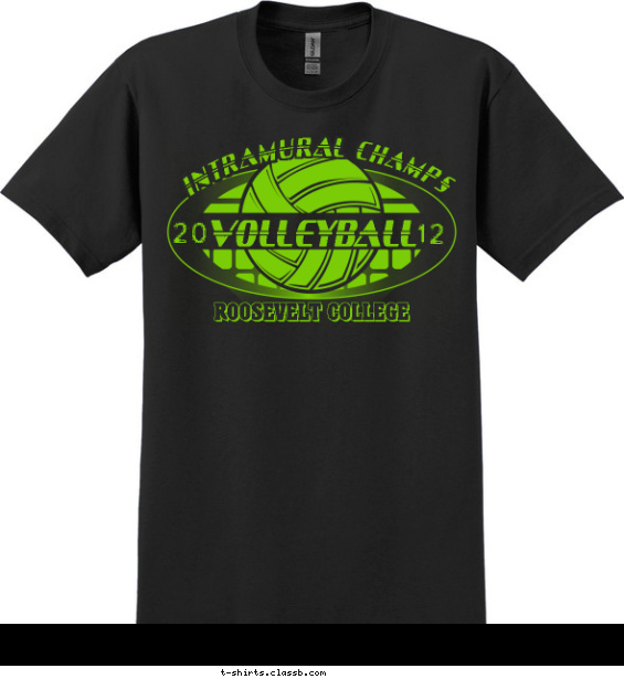 Volleyball Champions T-shirt Design