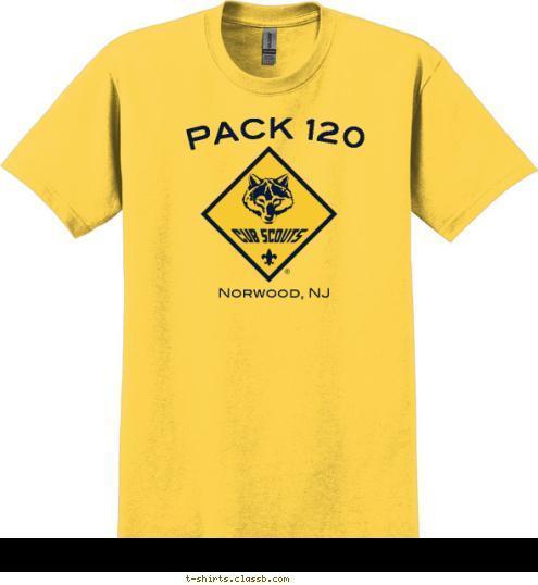 Do Your Best! PACK 120 Norwood, NJ
 T-shirt Design N P 120