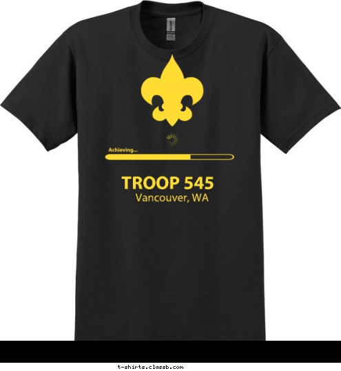 Vancouver, WA TROOP 545 T-shirt Design 