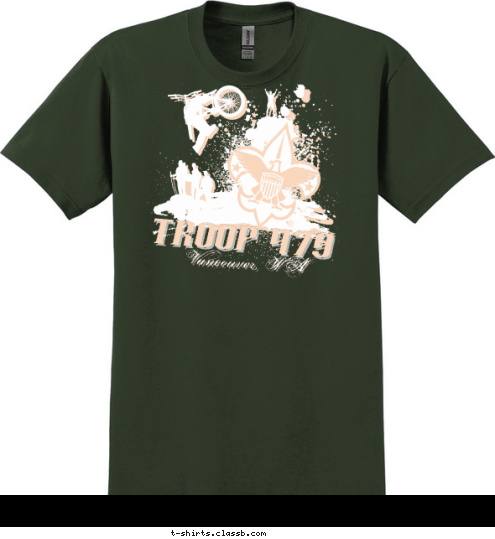 Troop 479 TROOP 479 Vancouver, WA T-shirt Design 