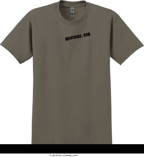 ANYTOWN, USA TROOP 123 T-shirt Design 