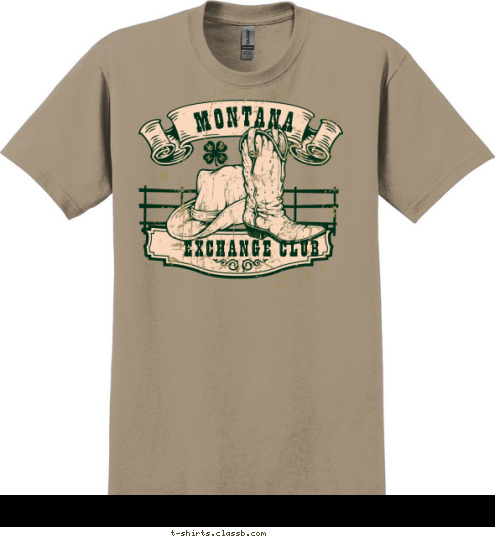 EXCHANGE CLUB OHIO STATE
4-H EXCHANGE CLUB MONTANA T-shirt Design 