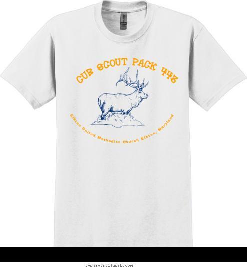 Do Your Best www.pack443elkton.org  Elkton United Methodist Church Elkton, Maryland  CUB SCOUT PACK 443 T-shirt Design 