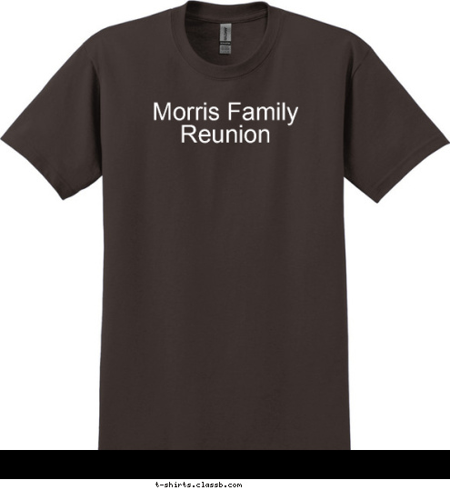 Morris Family Reunion T-shirt Design 