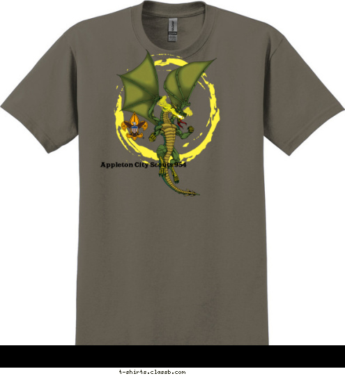 Appleton City Scouts 954 T-shirt Design 