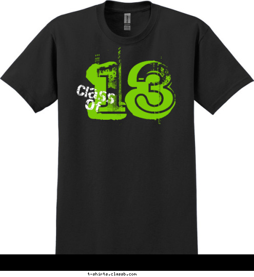 Class 
of 13 T-shirt Design 2013- lime