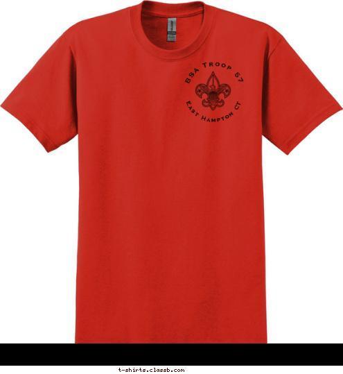 East Hampton CT BSA Troop 57 T-shirt Design 